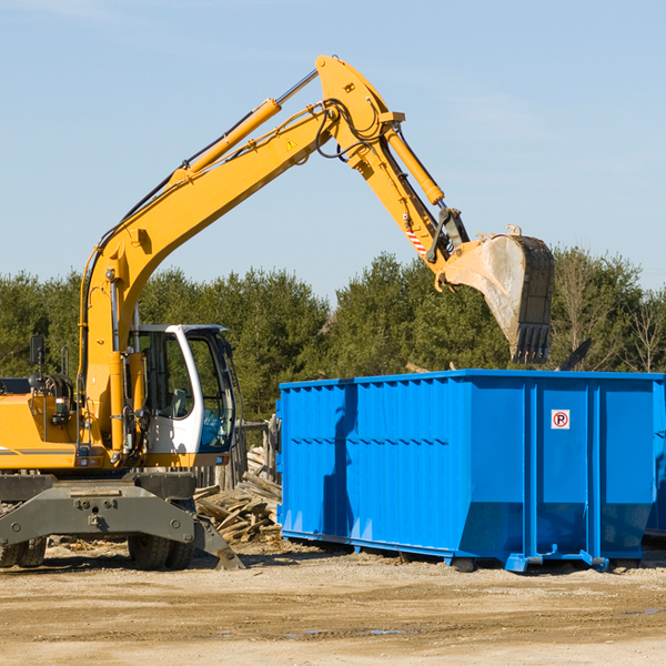 what size residential dumpster rentals are available in Maysville